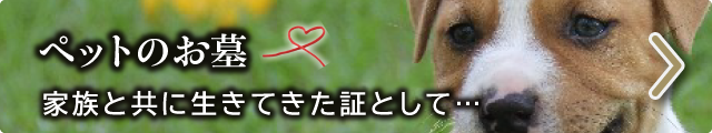 ペットのお墓